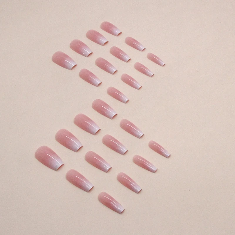 Elegant Ombre Square Nail Extensions Stornfield