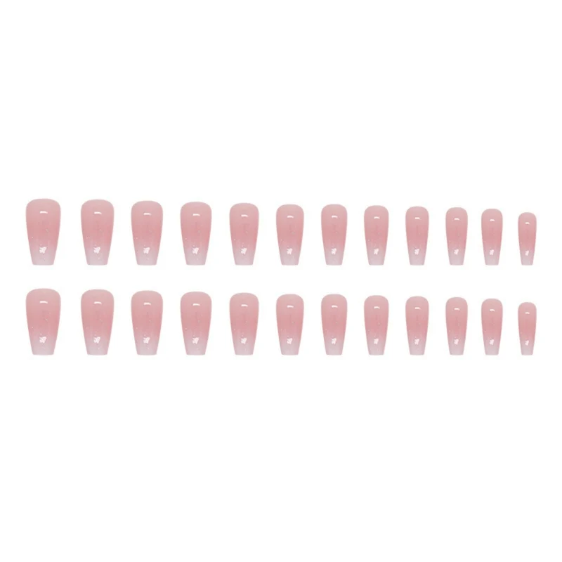 Elegant Ombre Square Nail Extensions Stornfield