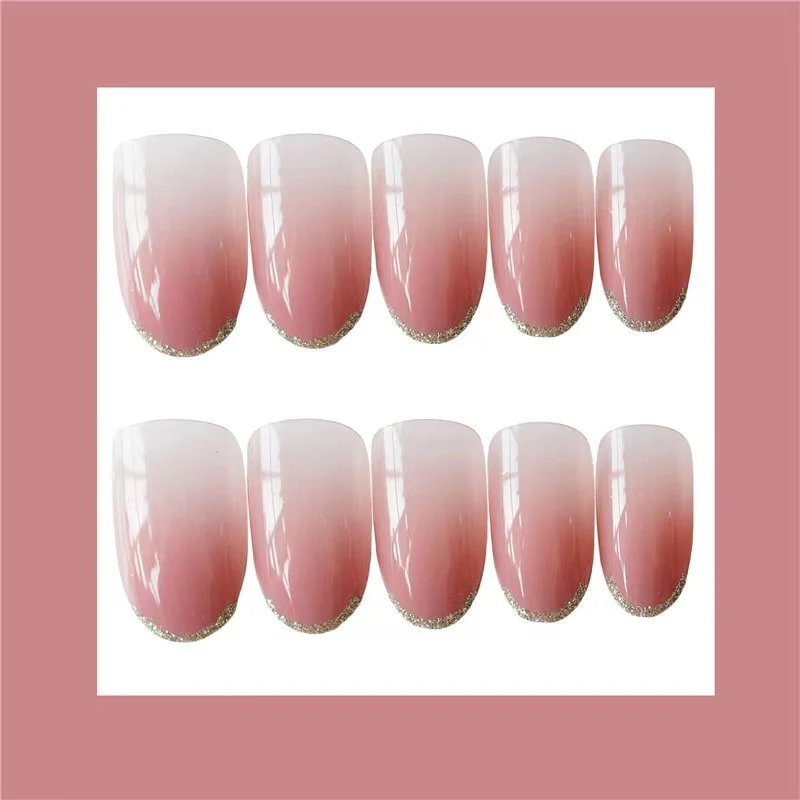 Elegant Ombre French Tip Nail Extensions Stornfield
