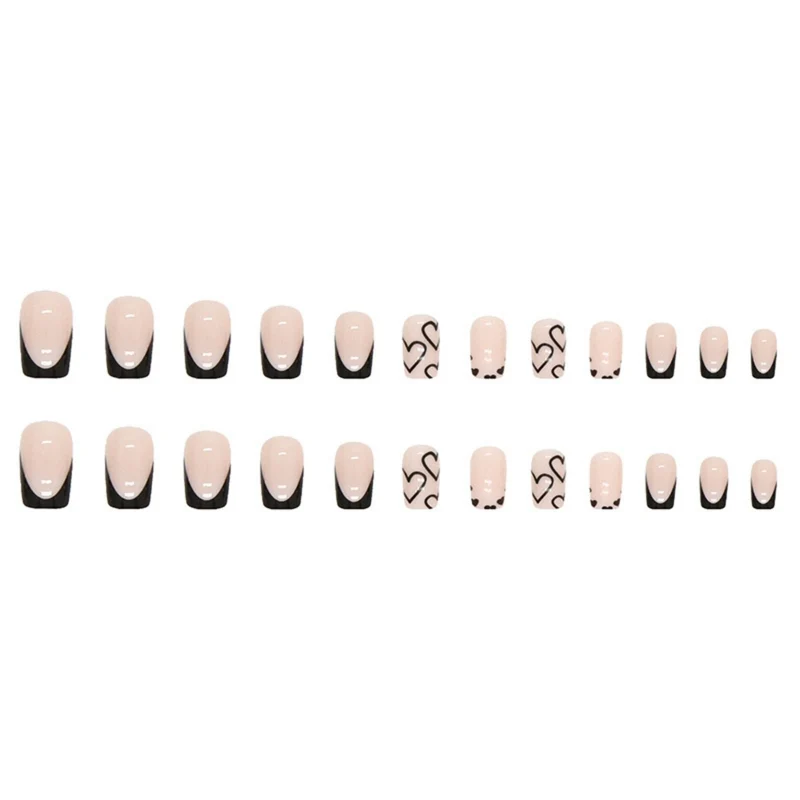 Elegant Heart Pattern Nail Art Stornfield