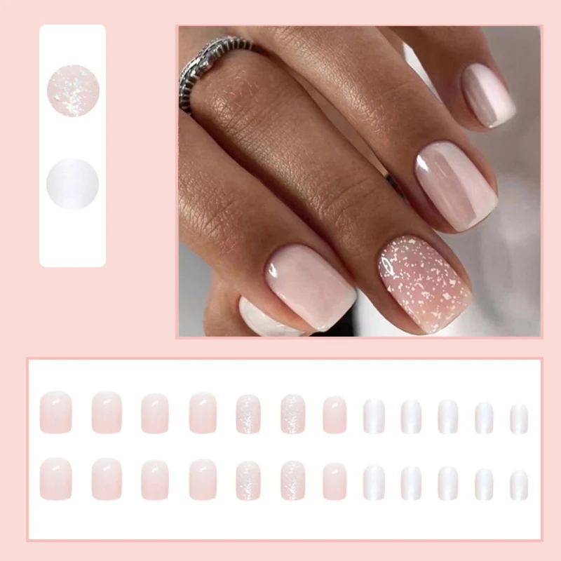 Elegant Glossy Press-On Nail Set Stornfield