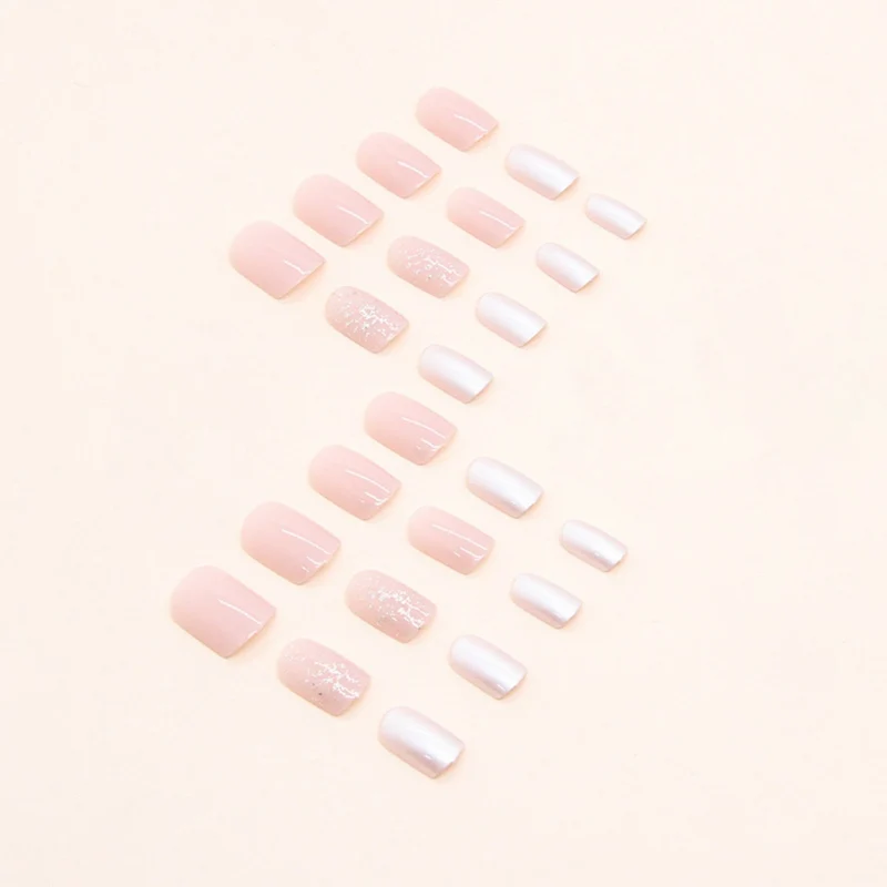 Elegant Glossy Press-On Nail Set Stornfield