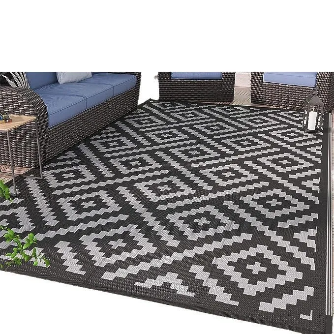 Geometrisch gemusterte Outdoor-Bereichsmatte