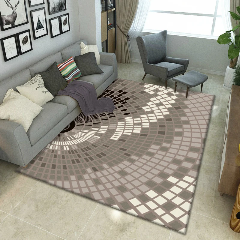 Geometrisch gemusterter Teppich
