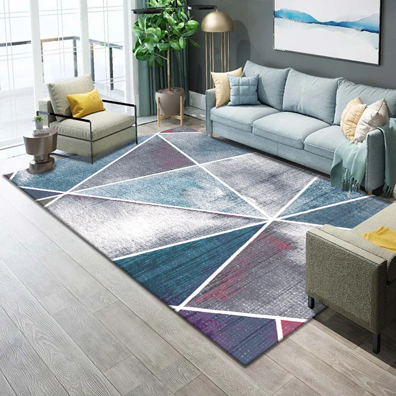 Geometrisch gemusterter Teppich