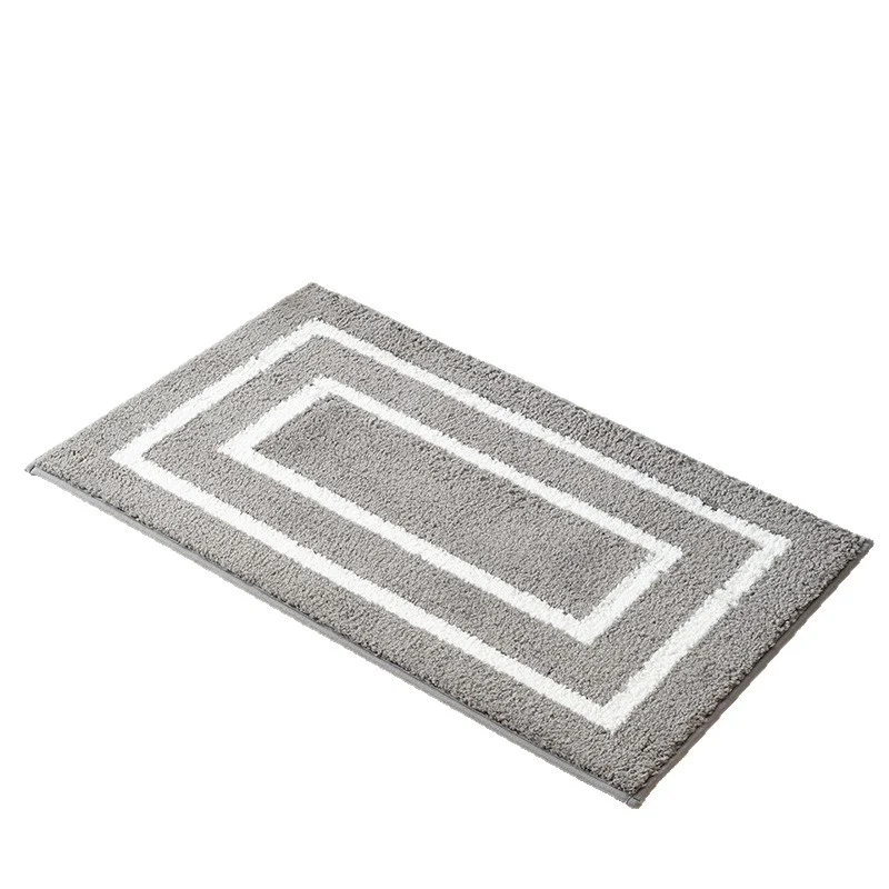 Plüsch Geometrische Badezimmermatte
