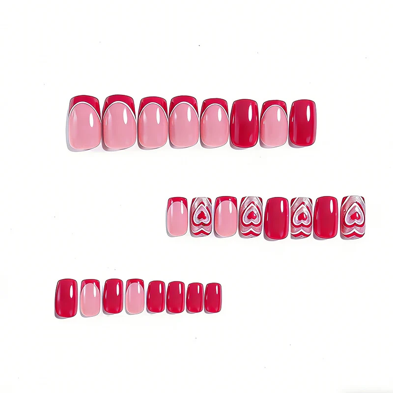 Heart-Embellished Nail Art Stornfield