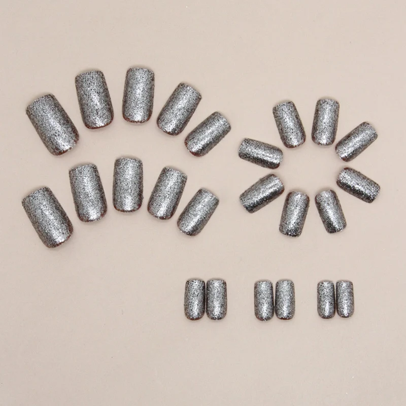 Glittery Press-On Nail Extensions Stornfield
