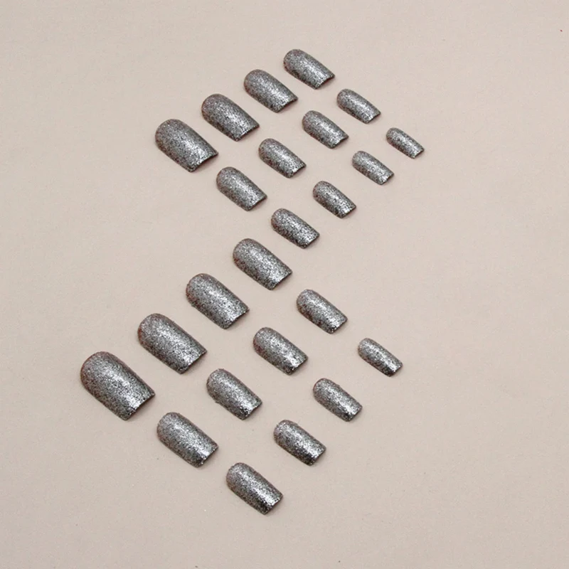 Glittery Press-On Nail Extensions Stornfield