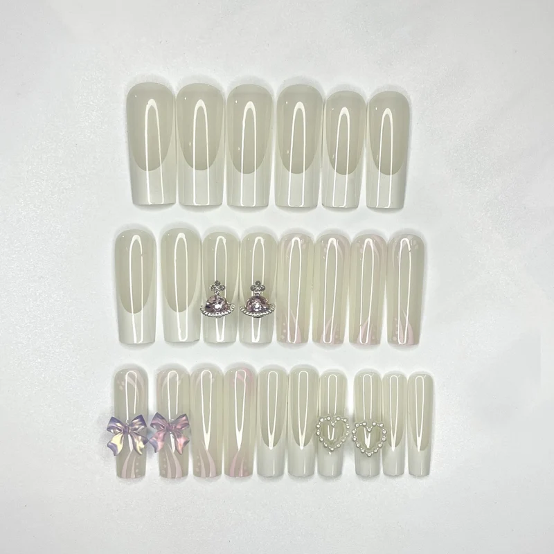 Glamorous 3D Decorated Nail Extensions Stornfield