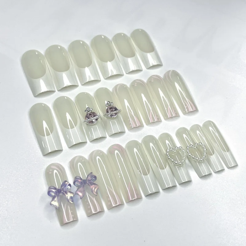 Glamorous 3D Decorated Nail Extensions Stornfield