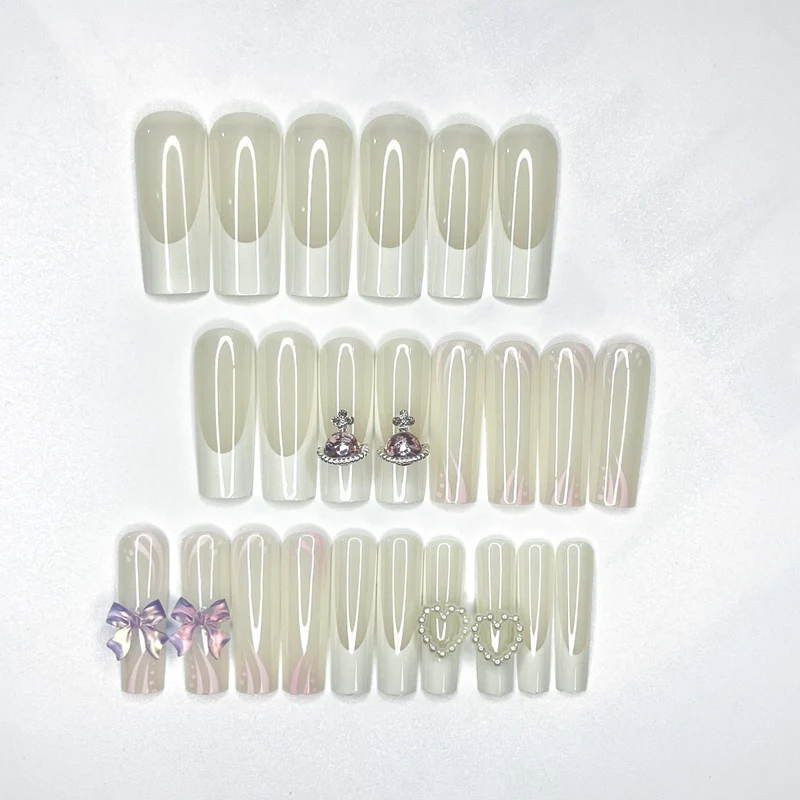 Glamorous 3D Decorated Nail Extensions Stornfield