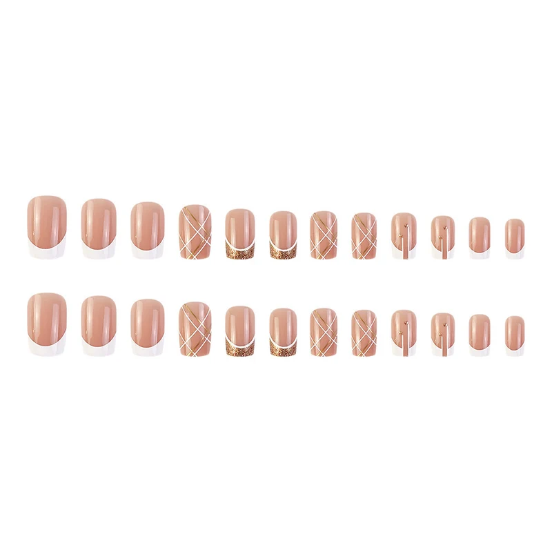 Elegant French Tip Acrylic Nail Art Stornfield