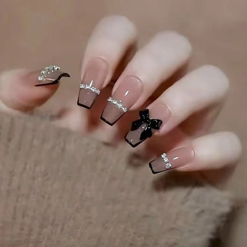 Elegant Floral Nail Art Extensions Stornfield