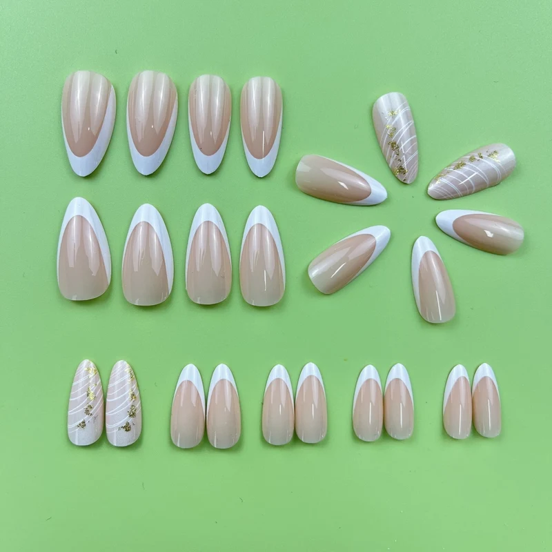 Elegant Almond-Shaped Nail Extensions Stornfield