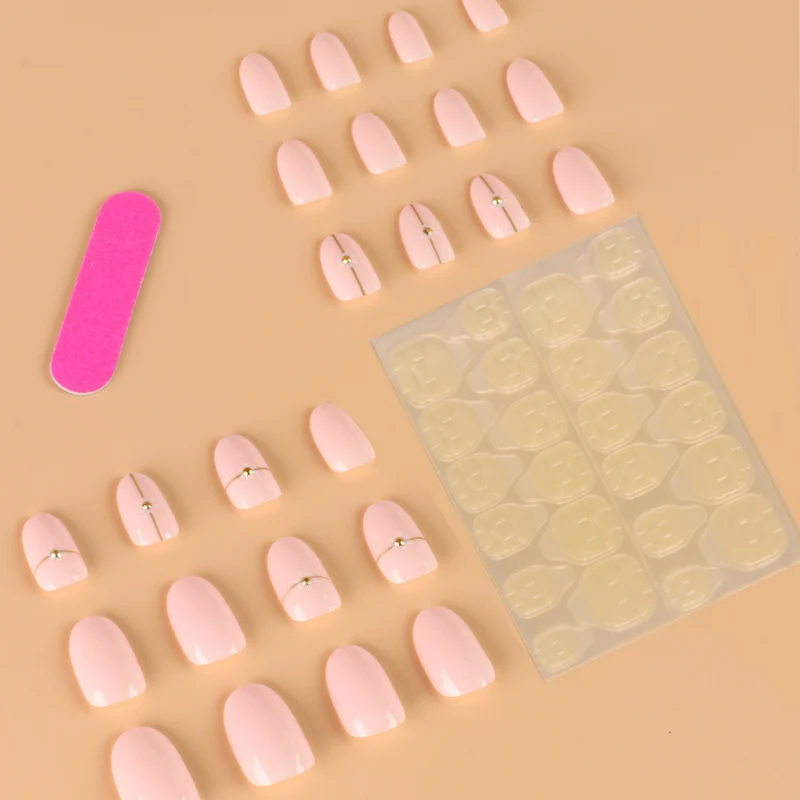 Designer False Nails with Adhesive-Stornfield