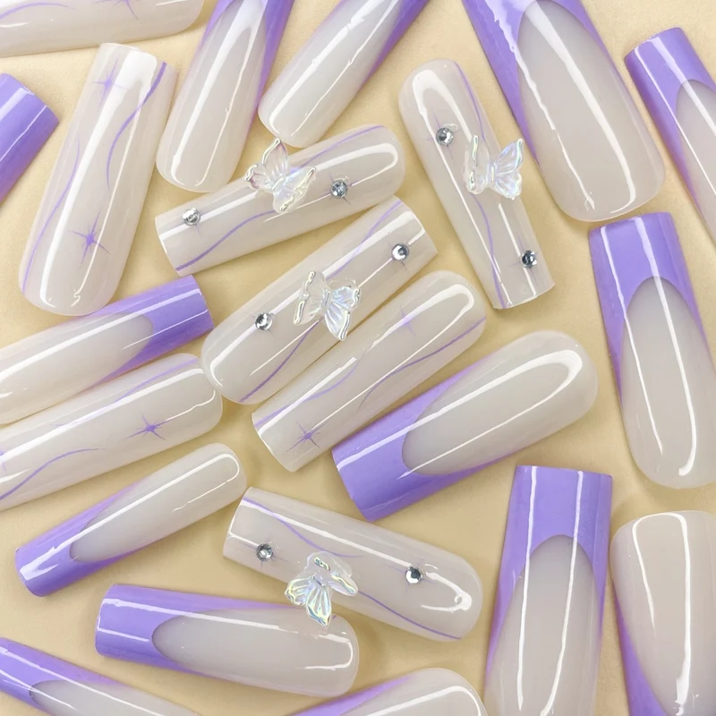 Decorative Butterfly Nail Extensions Stornfield