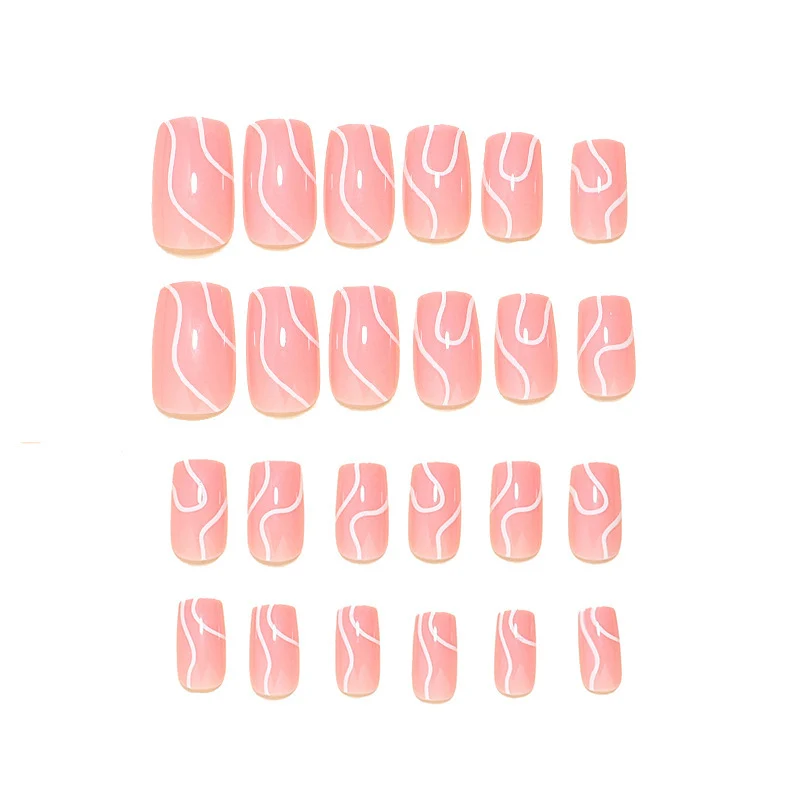 Artistic Wave Design Nail Art Stornfield