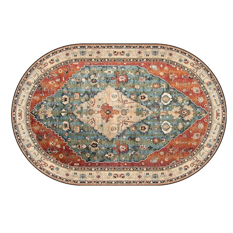 Eleganter vom Vintage inspirierter Teppich