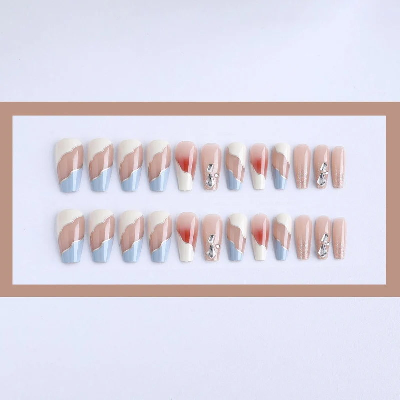 Artistic Press-On Nail Extensions Stornfield