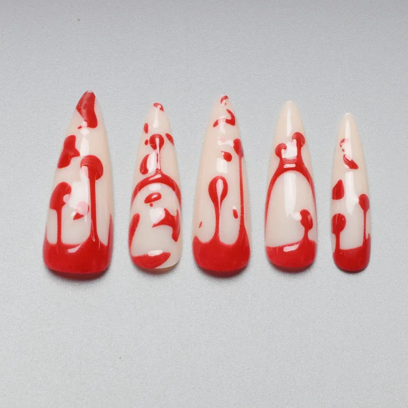 Artistic Halloween Themed Nail Art Stornfield