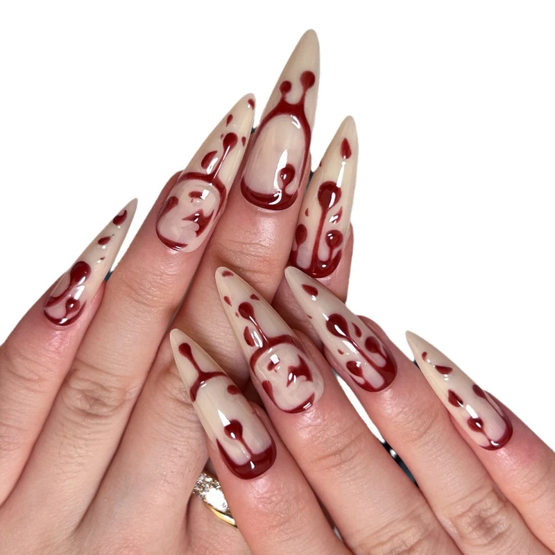 Artistic Halloween Themed Nail Art Stornfield