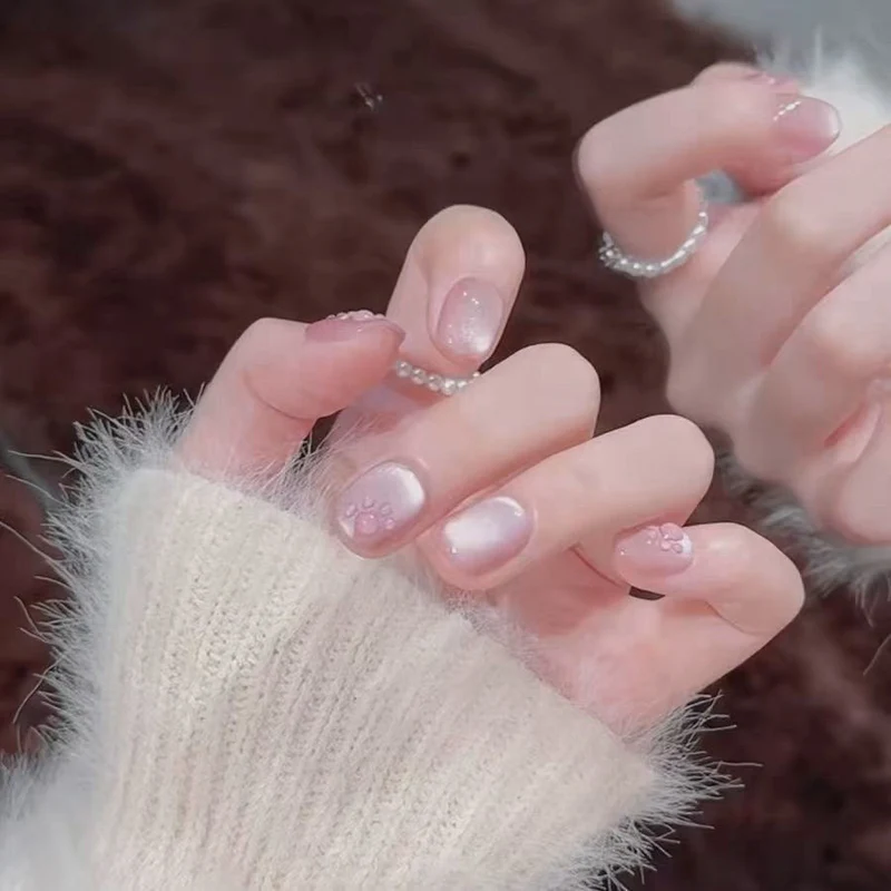 Artistic Floral Press-On Nail Art Stornfield