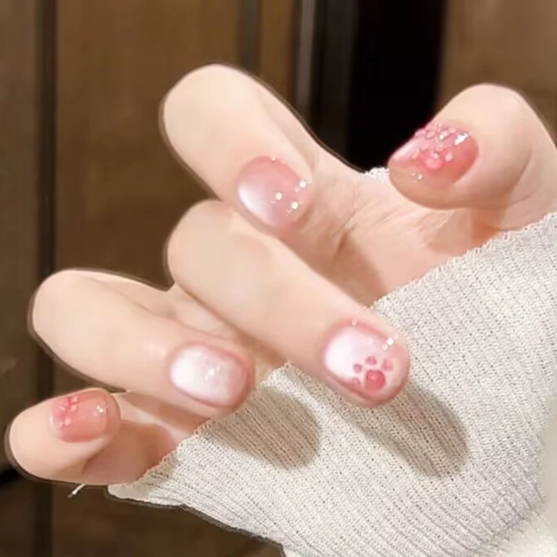 Artistic Floral Press-On Nail Art Stornfield