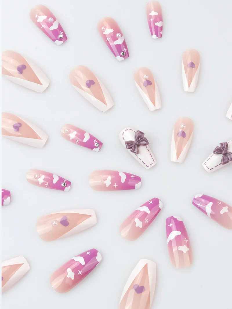 Artistic Cloud Design Nail Art Stornfield