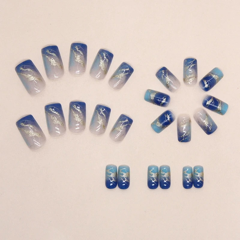Artistic Abstract Nail Extensions Stornfield