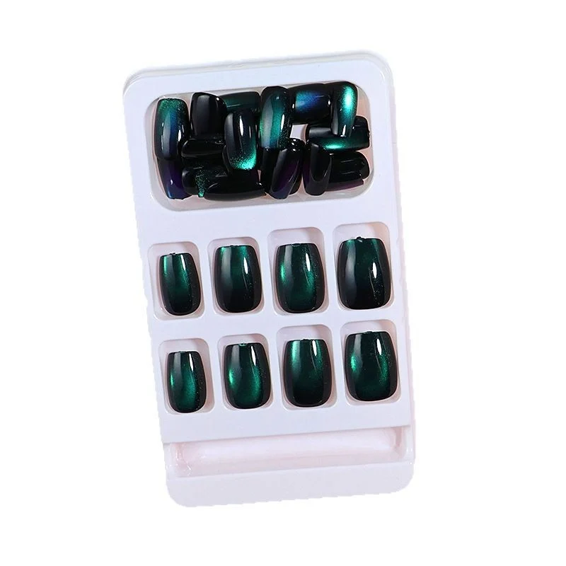 Stylish Iridescent Press-On Nail Set Stornfield
