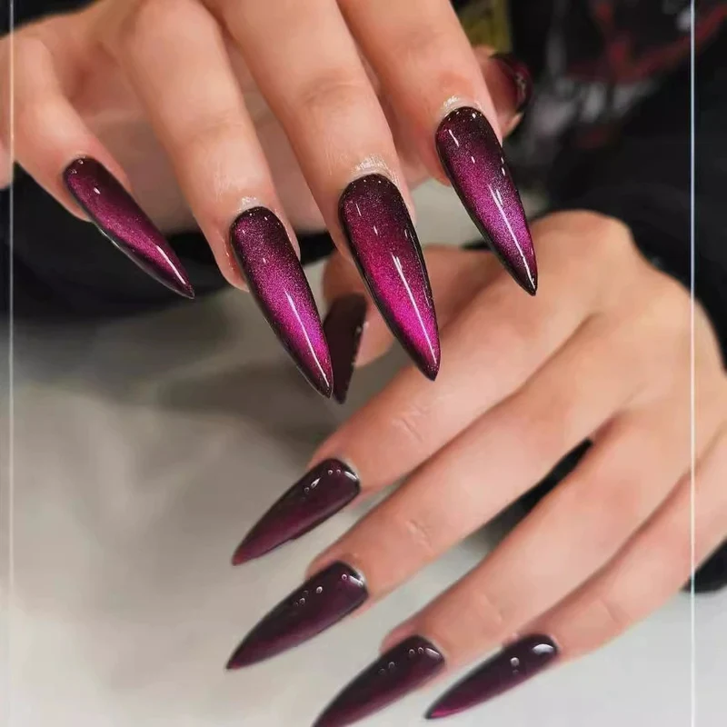 Stiletto Ombre Press-On Nails Stornfield