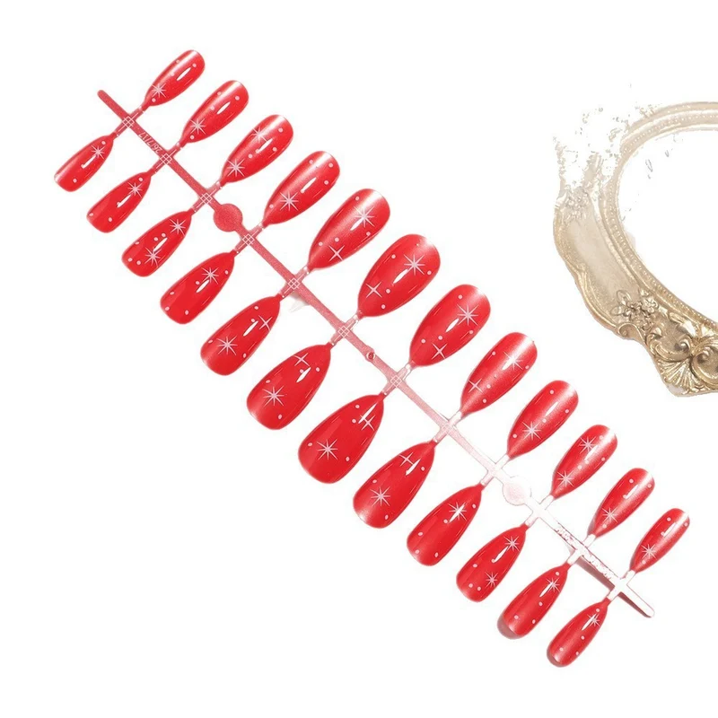 Starry Glossy Press-On Nail Set Stornfield