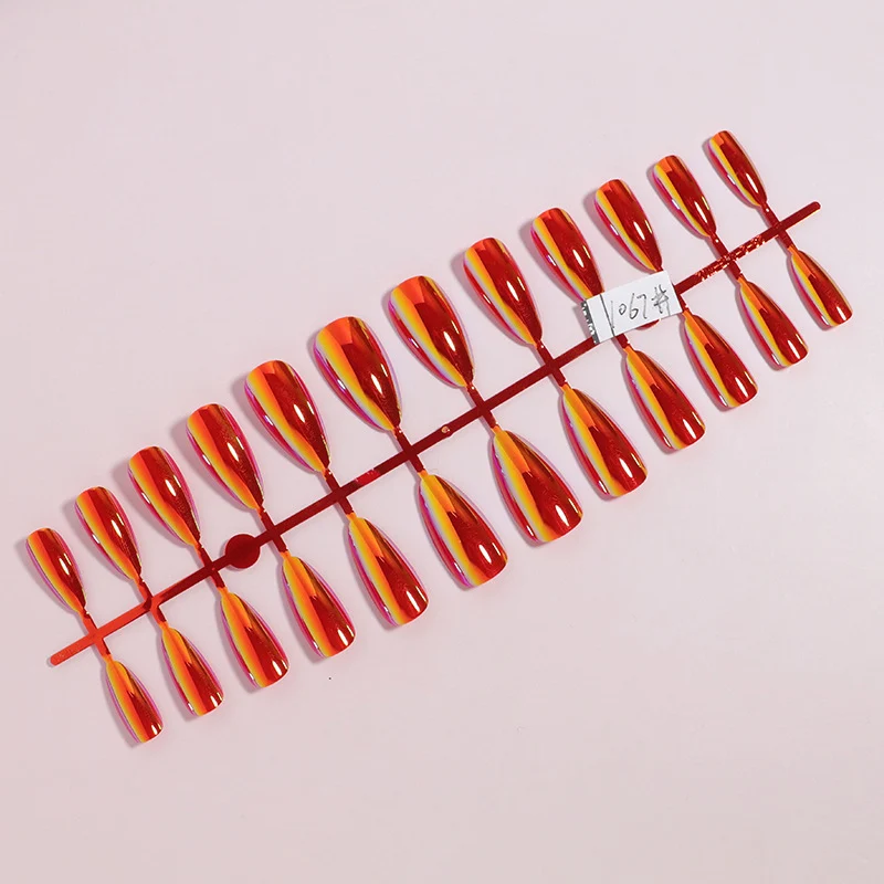Shimmery Stiletto Press-On Nail Art Stornfield