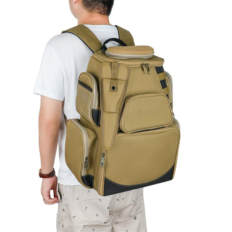 Multi-Compartment Fishing Tackle Backpack Stornfield