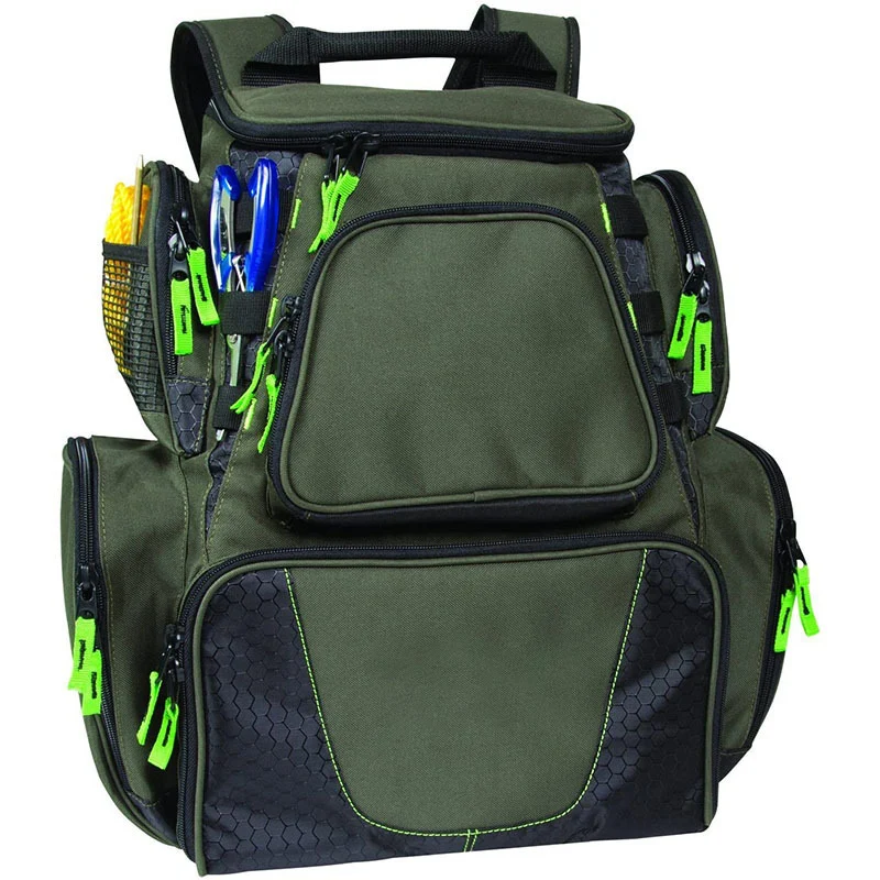 Multi-Compartment Fishing Gear Storage Backpack Stornfield