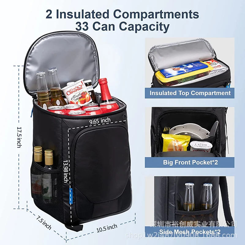 Insulated Picnic Cooler Backpack with Multiple Compartments Stornfield