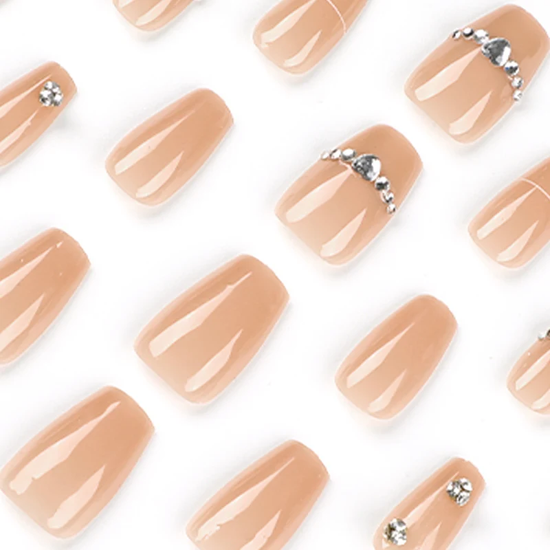Glamorous nail art with rhinestone embellishment Stornfield