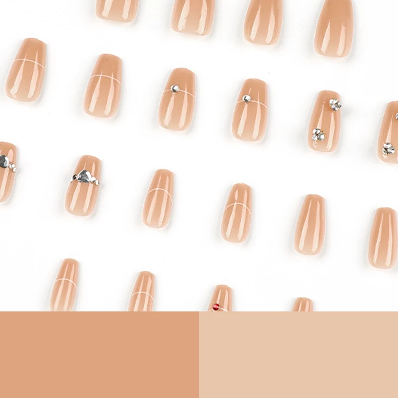 Glamorous nail art with rhinestone embellishment Stornfield