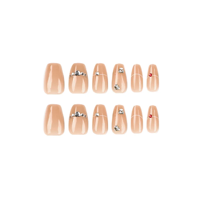 Glamorous nail art with rhinestone embellishment Stornfield
