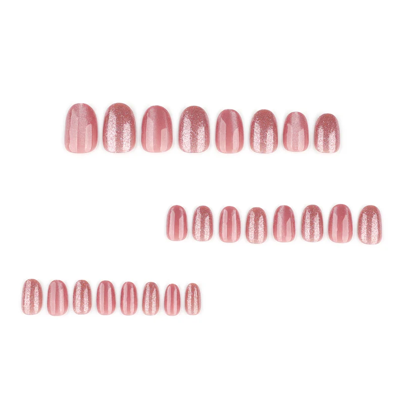 Glamorous artificial nails with glitter accents Stornfield