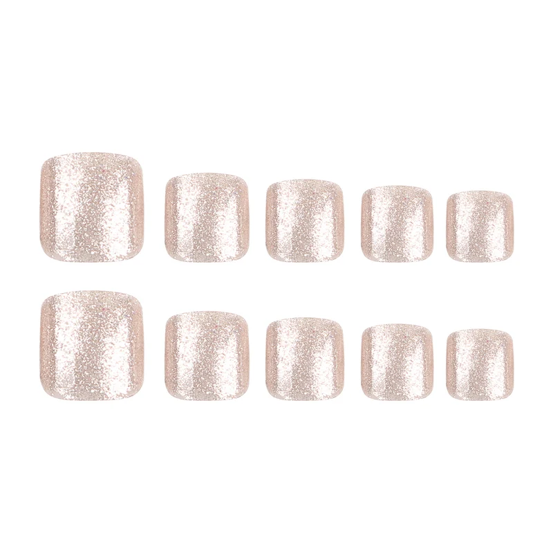 Glamorous toenail art with sparkling glitter accents Stornfield