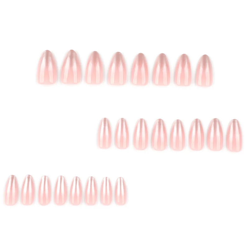 Exquisite Nail Extensions with Elegant Gradient and Glossy Tips Stornfield