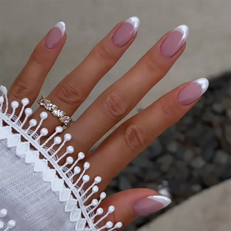 Exclusive Nail Art with Elegant French Tip Stornfield