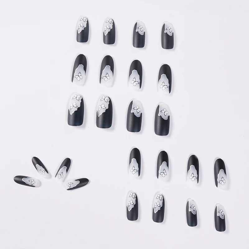 Exclusive artificial nails with floral designs Stornfield