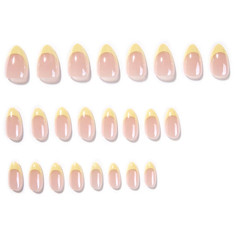 Elegant and refined nail art with shimmering French-tip Stornfield
