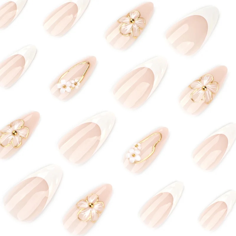 Elegant and artistically designed stiletto nails Stornfield
