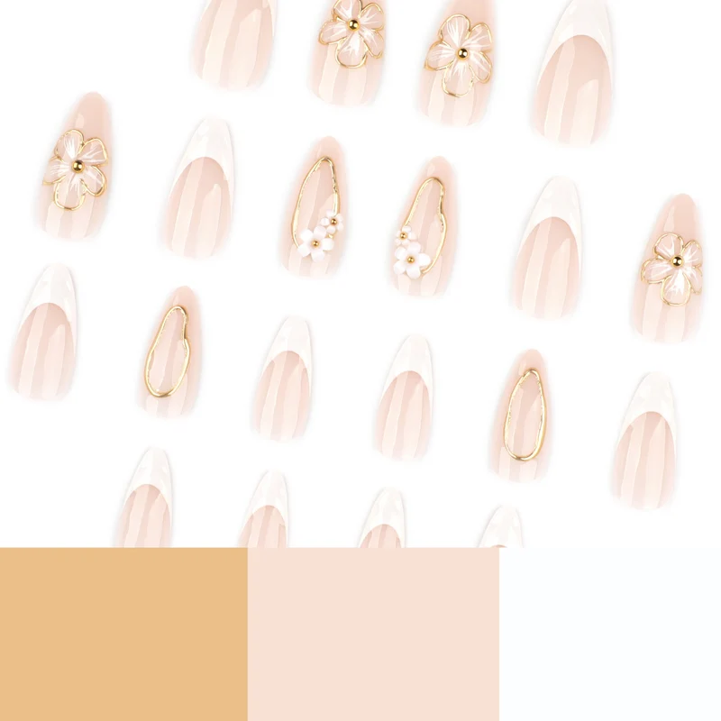 Elegant and artistically designed stiletto nails Stornfield
