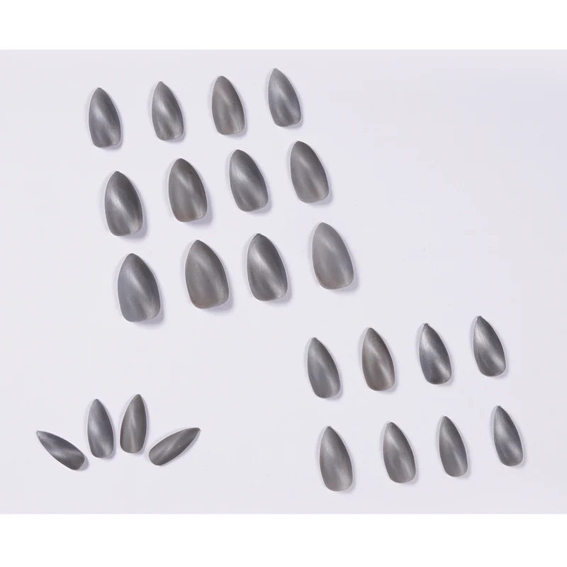 Elegant Stiletto Nails with Matte Finish Stornfield