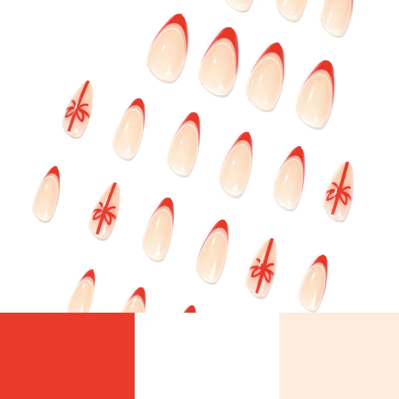 Elegant Nail Extensions with Christmas Design Stornfield